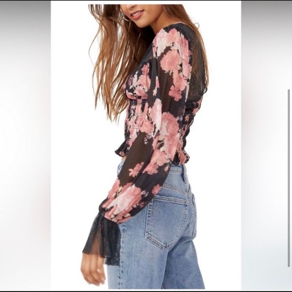 NWT FREE PEOPLE DAPHNE BLOUSE - Picture 4 of 4